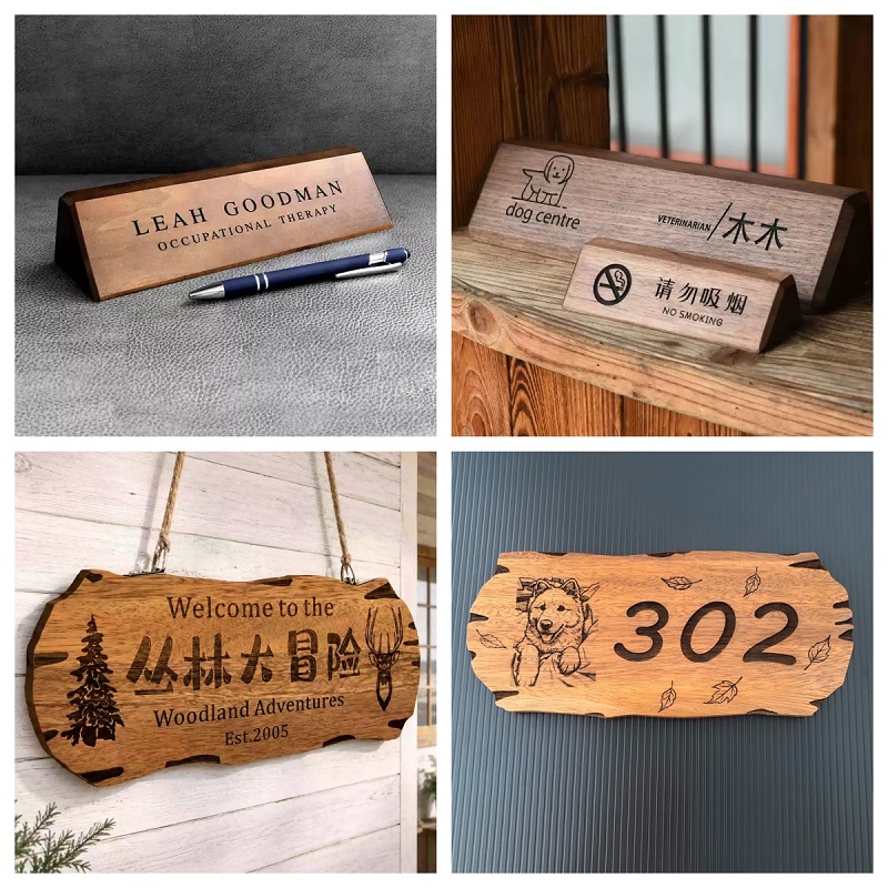 Laser-cut-Custom-Wood-Signs