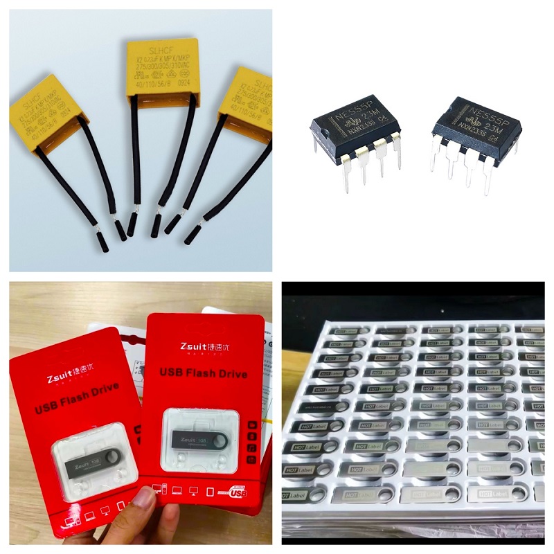 electronic-components-and-u-disk-samples